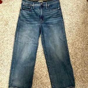 Madewell Slim Wide-leg Crop Jeans